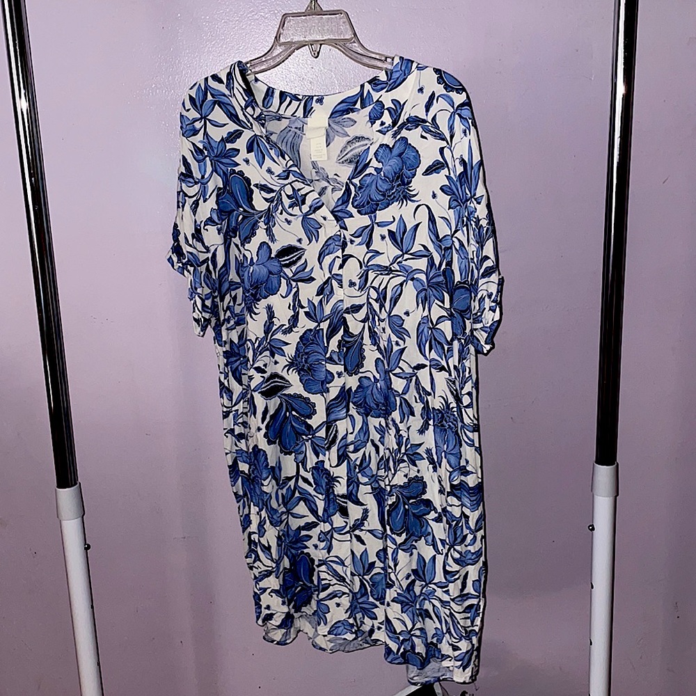 Floral Tshirt dress
